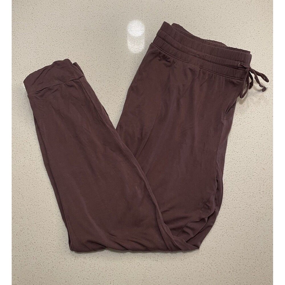 Little Sleepies Womens Large Loungewear Pajama Pants Bamboo Dark Chocolate - Picture 3 of 6